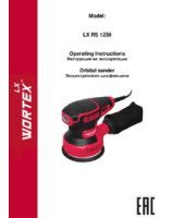 WORTEX INSTRUCTION MANUAL Orbital Sander LX RS 1230