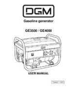 Gasoline generator DGM GE3500, GE4000