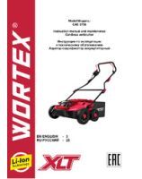 WORTEX INSTRUCTION MANUAL Cordless verticutter CAE 3736