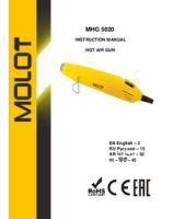 MOLOT Manual HOT AIR GUN MHG 5020