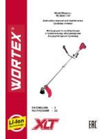 Instruction manual and maintenance Cordless trimmer WORTEX TB 3036-1 AT