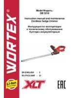 WORTEX INSTRUCTION MANUAL Cordless hedge trimmer DB 5218