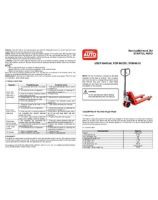 Hydraulic hand pallet truck 3tn STARTUL AUTO. User manual for model ST8048-03