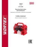 WORTEX INSTRUCTION MANUAL Cordless compressor CTI 1810