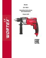 WORTEX INSTRUCTION MANUAL Impact drill WORTEX DS 1306-2