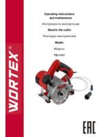 WORTEX INSTRUCTION MANUAL Electric tile cutter TS 1117