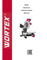 Instruction manual Miter saw MS 2516 LO