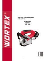 WORTEX INSTRUCTION MANUAL Wall chaser WORTEX WM 1230