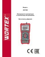 WORTEX INSTRUCTION MANUAL Digital multimeter AM 7009
