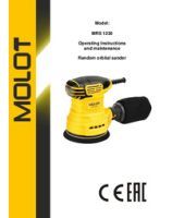 MOLOT INSTRUCTION MANUAL Random sander MRS 1230