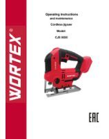 WORTEX INSTRUCTION MANUAL Cordless jig saw WORTEX CJS 8030