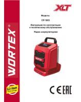 WORTEX INSTRUCTION MANUAL Cordless radio CR 1803