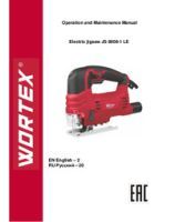WORTEX INSTRUCTION MANUAL Electric Jigsaw JS 8008-1 LE