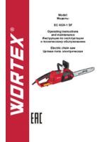 WORTEX Instruction manual Electric chain saw  EC 4024-1 SF
