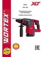 Cordless rotary hammer WORTEX CRH 1822