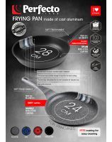 Frying pans made of cast aluminum