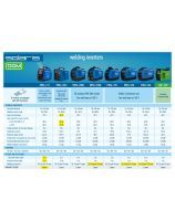 Solaris MMA Welding Inverters - General Specifications