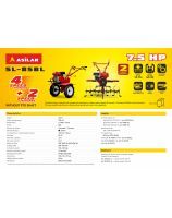 Gasoline tiller ASILAK SL-85BL