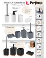 Bathroom accessories - Pure serenity, Stone essence,Wood bliss