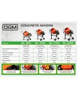 Concrete mixer DGM