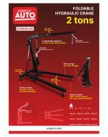 Fordable hydraulic crane 2 tons