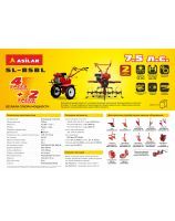 Gasoline tiller ASILAK SL-85BL