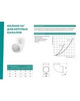 Колено 90 для круглых каналов ZernBerg