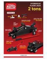 Hydraulic floor jack 2 tons